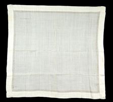 Handkerchief, American, third quarter 19th century. Creator: Unknown