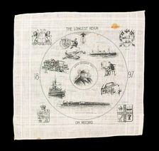 Handkerchief, British, 1897. Creator: Unknown
