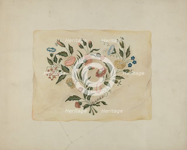 Handkerchief Case, c. 1938. Creator: Sarah F. Williams.