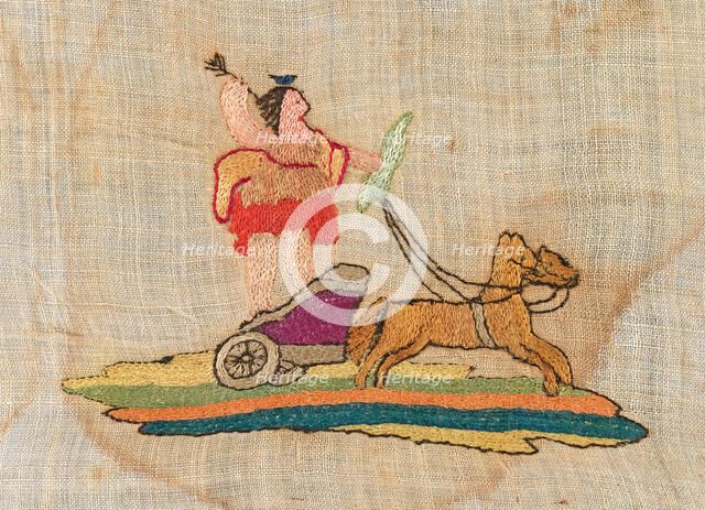 Handkerchief, early 18th century. Creator: Unknown.