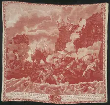 Handkerchief, England, 1794. Creators: Unknown, John Slack