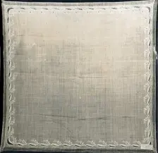 Handkerchief, England, 1840s. Creator: Unknown
