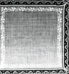 Handkerchief, England, 1840s. Creator: Unknown