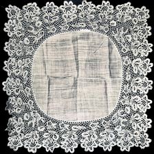 Handkerchief, England, 1850/75. Creator: Unknown