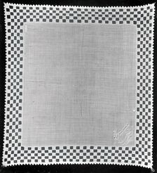Handkerchief, England, 1875/1900. Creator: Unknown