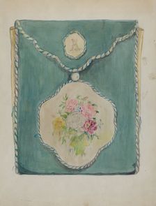 Handkerchief Folder, c. 1936. Creator: Cecily Edwards