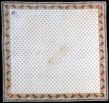 Handkerchief, France, 1701/50. Creator: Unknown