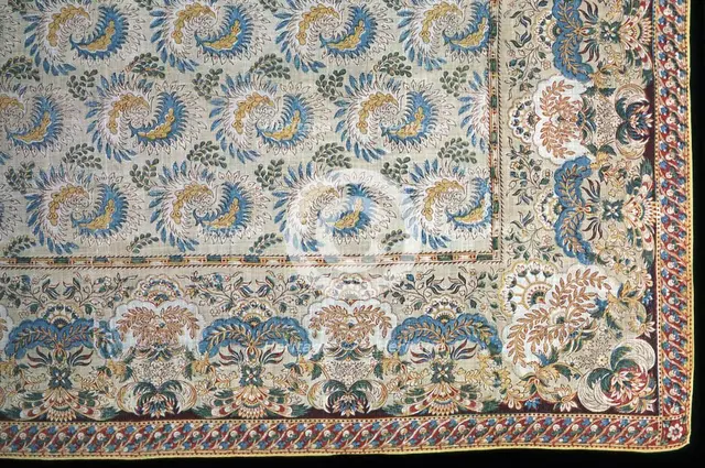 Handkerchief, France, 1801/25. Creator: Unknown.
