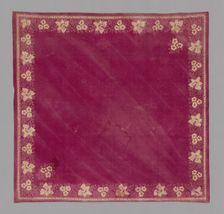 Handkerchief, France, 1801/25. Creator: Unknown