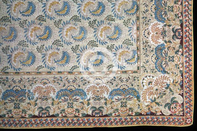 Handkerchief, France, 1801/25. Creator: Unknown.