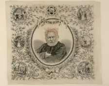 Handkerchief, France, 1860/1900. Creator: Célestin Nanteuil