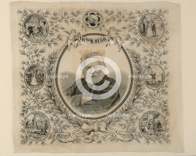 Handkerchief, France, 1860/1900. Creator: Célestin Nanteuil.