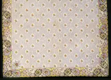 Handkerchief, France, 19th century. Creator: Unknown