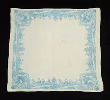 Handkerchief, French, 1800-1810. Creator: Unknown