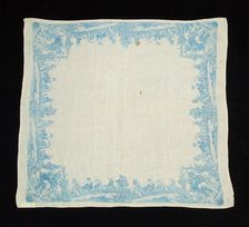Handkerchief, French, 1800-1810. Creator: Unknown