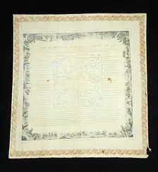 Handkerchief, French, 1831-32. Creator: Unknown