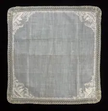 Handkerchief, French, fourth quarter 18th century. Creator: Unknown
