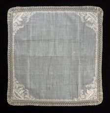 Handkerchief, French, fourth quarter 18th century. Creator: Unknown