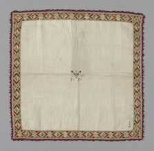 Handkerchief, Italy, 1676. Creator: Unknown