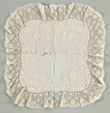 Handkerchief, late 1800s. Creator: Unknown