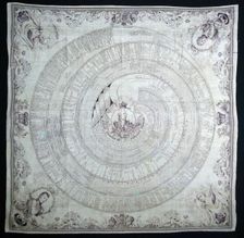 Handkerchief, London, 1812. Creator: Rymer & Son