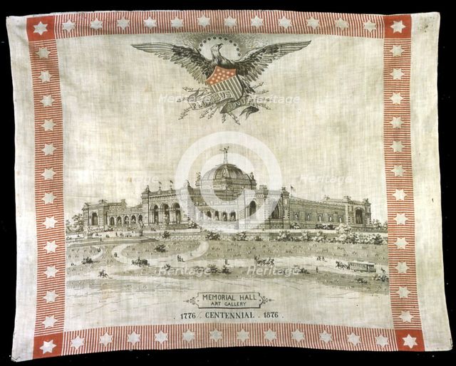 Handkerchief, Pennsylvania, 19th century. Creator: Unknown.