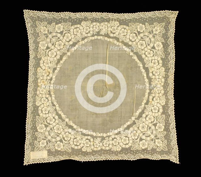 Handkerchief, Philippine, third quarter 19th century. Creator: Unknown.