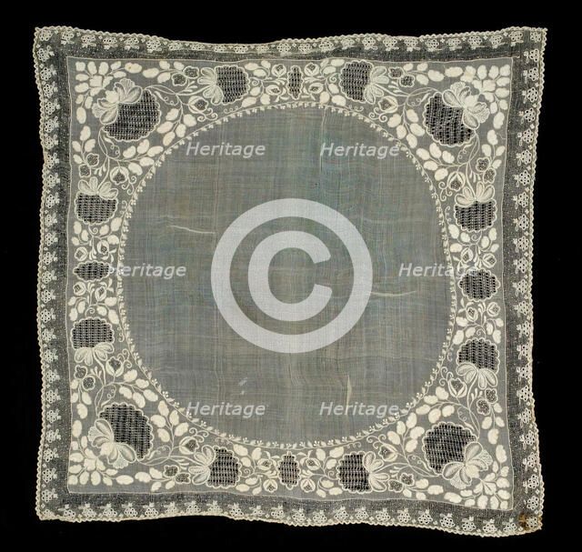 Handkerchief, Philippine, third quarter 19th century. Creator: Unknown.