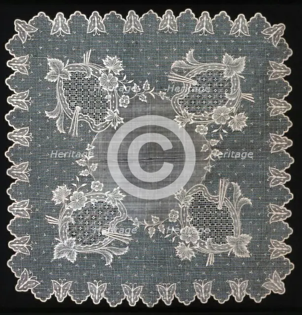 Handkerchief, Philippines, 1825/75. Creator: Unknown.