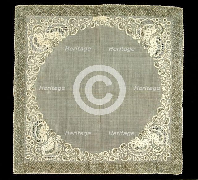 Handkerchief, probably Philippine, third quarter 19th century. Creator: Unknown.