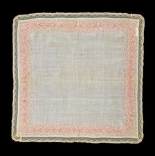 Handkerchief, Russian, 1860-80. Creator: Unknown