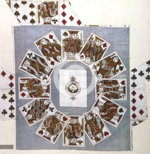 Handkerchief, Rhode Island, 1875/1900. Creator: Oriental Print Works.