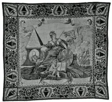 Handkerchief, Scotland, c. 1805. Creator: R. G Anderston & Co