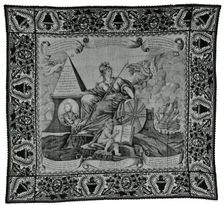 Handkerchief, Scotland, c. 1805. Creator: R. G Anderston & Co