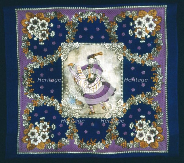Handkerchief, United States, 1875/1900. Creator: Unknown.