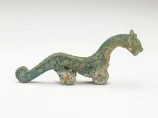 Handle of a ritual vessel (fragment), Zhou dynasty, ca. 1050-221 BCE. Creator: Unknown