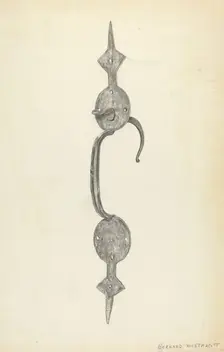 Handle, c. 1939. Creator: Bernard Westmacott