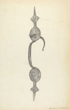Handle, c. 1939. Creator: Bernard Westmacott