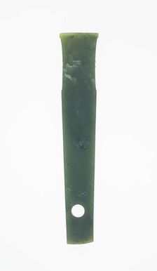 Handle-Shaped Jade, Shang or Western Zhou dynasty, 2nd-early 1st millennium B.C. Creator: Unknown
