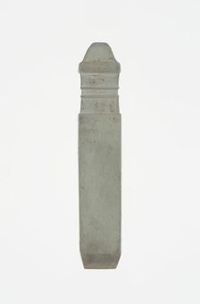 Handle-Shaped Jade, Shang or Western Zhou dynasty, 2nd-early 1st millennium B.C. Creator: Unknown