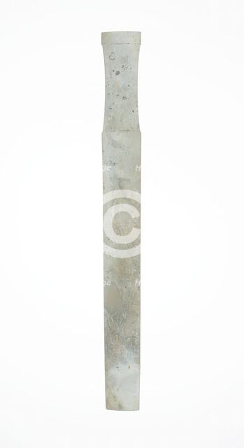Handle-Shaped Jade, Shang or Western Zhou period, 2nd/early 1st millennium B.C. Creator: Unknown.