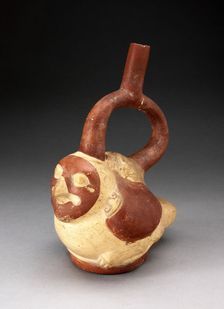 Handle Spout Vessel in the Form of a Bird, 100 B.C./A.D. 500. Creator: Unknown