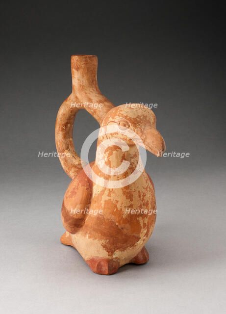 Handle Spout Vessel in Form of a Bird, 100 B.C./A.D. 500. Creator: Unknown.