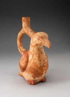 Handle Spout Vessel in Form of a Bird, 100 B.C./A.D. 500. Creator: Unknown