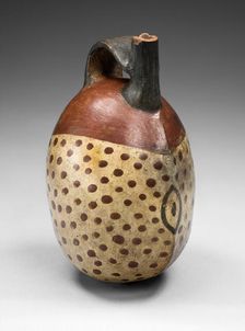 Handle Spout Vessel in Form of a Seed or Bean, 100 B.C./A.D. 500. Creator: Unknown