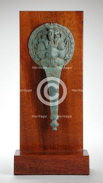 Handle with Kala Head, 13th century. Creator: Unknown.