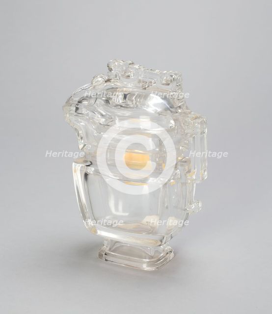 Handled Vessel in Archaistic Style, Qing dynasty (1644-1911), late 18th/early 19th century. Creator: Unknown.