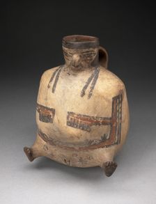 Handled Jar in the Form of a Female Figure with Extended Feet, 180 B.C./A.D. 500. Creator: Unknown