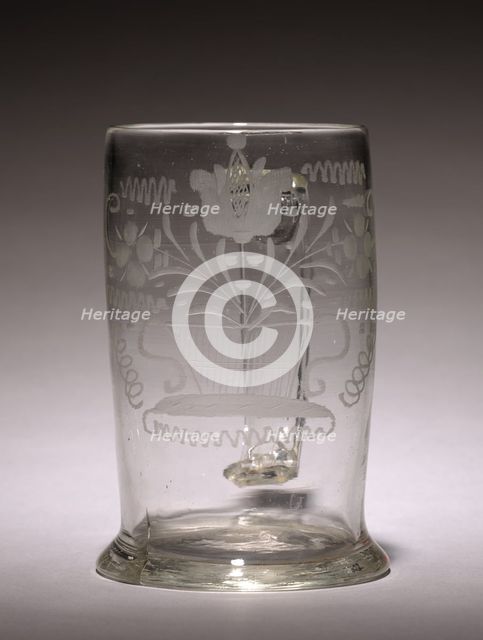 Handled Mug, 1700s. Creator: Unknown.