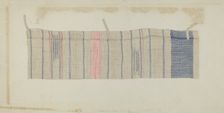 Handwoven Curtain, c. 1936. Creator: Alfred Denghausen
